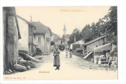 13528 - Bursinel Attelage Foin Eglise - Bursinel