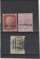 Chypre _ Cyprus _ Colonie Britanique  ( 1880)_ N°2/4 / - Cyprus (...-1960)