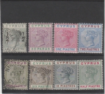 Chypre _ Cyprus _ Colonie Britanique - Victoria ( 1886)_lot - Cyprus (...-1960)