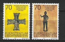 Liechtenstein - 2001 Centenaire De La Société D'histoire (unused Serie + FDC) - Covers & Documents