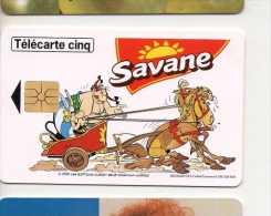 Télécarte  Gn 223, SAVANE  DE  BROSSARD, 5 U  Neuve, Côte  18 €, 03 / 96, 12 500  Ex  Avec  Astérix  Et  Obélix - 5 Einheiten