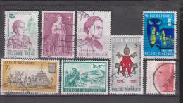 Belgique Lot 8 Timbres Oblitérés - Gebraucht