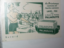 BUVARD Publicitaire  BLOTTING PAPER   Savon Palmolive  Jeune Garcon Printemps - Parfum & Cosmetica