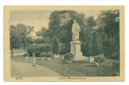 Duitsland Wesel. Kaiser Wilhelm-Denkmal. - Wesel