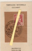 Niort 16 Jubilé Fédérale Congres Cachet Temporaire Du  24/28 Mai 1947 - Sonstige & Ohne Zuordnung
