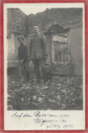 55 - VIGNEULLES - Carte Photo Allemande - Soldats Allemands - Ruines - Guerre 14/18 - Feldpost - Vigneulles Les Hattonchatel