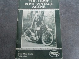 THE FIRST POST-VINTAGE SCENE  (64 Pages Illustrées De Motos) - 1950-Oggi