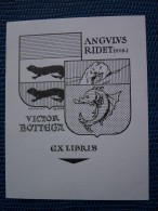 ""    EX  LIBRIS  RIDET   --  BOTTEGA  "" - Ex-Libris