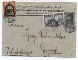 Turkey/Czechoslovakia COVER 1928 - Lettres & Documents