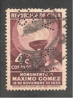 Perforadas/perfin/perfore/lochung Republica De Cuba 1936 4 Centavos Scott 334 Edifil 296 RV & Co Ricardo Veloso Y Cia - Gebruikt