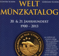 Schön Coins Of The World Welt-Münzkatalog 2014 New 50€ Münzen 20/21.Jahrhundert A-Z Europa Amerika Afrika Asien Oceanien - Matériel