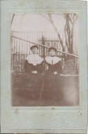 Photographie Montée Sur Carton /Grand Format//Les Deux Soeurs ?//Vers 1910 PHOTN83 - Non Classés