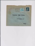 BELGIE - BELGIQUE Expres-brief Met 724T + 725 - Telegraafstempel KORTRIJK Naar Sport-redactie"HET VOLK" Te Gent - 1946 -10%