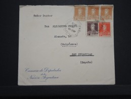 ARGENTINE - Enveloppe Tricolore De La Chambre Des Députés Pour L ´Espagne En 1929 - A Voir - Lot P14352 - Brieven En Documenten