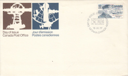 3295FM- JOSEPH E. BERNIER, POLAR EXPLORER, SHIP, SEXTANT, COVER FDC, 1977, CANADA - Explorateurs & Célébrités Polaires