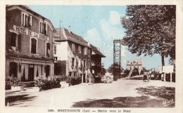 BRETENOUX SORTIE VERS LE PONT (HOTEL DE LA SOURCE) - Bretenoux