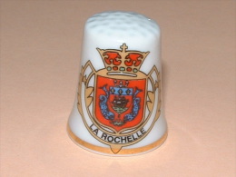 Dé A Coudre En Porcelaine - LA ROCHELLE - A2 - Thimbles