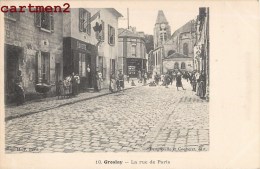 GROSLAY LA RUE DE PARIS ANIMEE  95 VAL D'OISE - Groslay