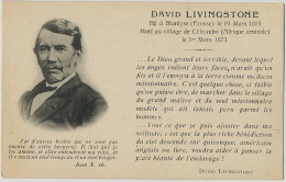 David Livingstone Born In Blantyre Scotland Dead In Chitambo Anti Slavery Anti Esclavage Esclavagisme - Zambia