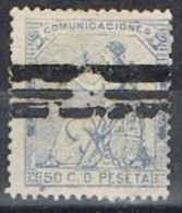 Sello 50 Cts Alegoria Republica, Barrado , Num 137s º - Used Stamps