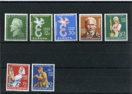 - SARRE 1957/59 . TIMBRES DE 1958 . NEUFS SANS CHARNIERE  . - Unused Stamps