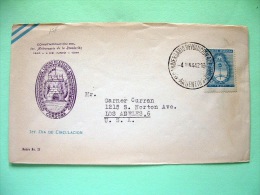 Argentina 1944 FDC Cover To USA - Revolution Anniversary - Covers & Documents