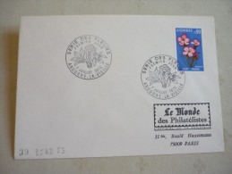 FDCSérie Des Fleurs 7/07/1973 2 Enveloppes - Covers & Documents