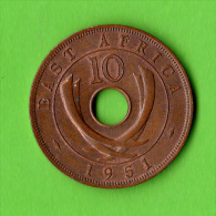 EAST AFRICA / TEN CENTS GEORGES VI / 1951 -TRES BEL ETAT - Colonies