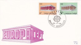 FDC Met Zegel Nr. 1489/90  / Mooi Voor Thema's - 1991-2000