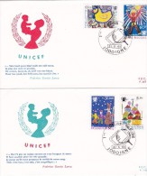 2 FDC Met Zegel Nr. 1492/95  / Mooi Voor Thema's Of Mooi Gestempeld - 1991-2000