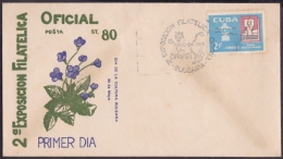 1962-CE-3 CUBA 1962. SPECIAL CANCEL. EXPOSICION DE FILATELIA BULGARIA. PHILATELIC EXPO BULGARY - Covers & Documents