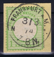 Deutsches Reich: Mi Nr 23 A  Used   Grosser Brustschild - Oblitérés
