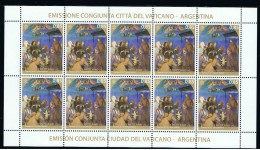 2014 - VATICAN - VATICANO - VATIKAN - D25 - MNH FULL SHEET  10 STAMPS  ** - Neufs