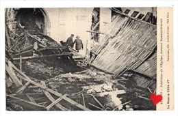 26050-LE-BELGIQUE-La Guerre 1914-17-LOO-Intérieur De L' Eglise,dernier Bombardement-------animée - Lo-Reninge