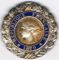 Médaille  Valeur Et Discipline  Incomplète  1870 - France