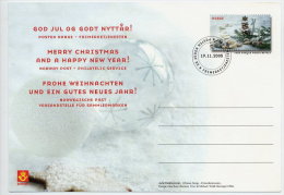 NORWAY 2005 Christmas Postal Stationery Card, Cancelled. - Postwaardestukken