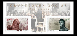 Noorwegen / Norway - Postfris / MNH - Sheet Nordia Postzegeltentoonstelling 2014 - Ongebruikt