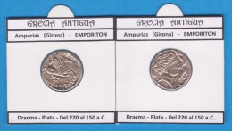 GRECIA ANTIGUA  AMPURIAS  (GIRONA)  EMPORITON  DRACMA Réplica En Plata SC/UNC  Réplica  T-DL-11.434 - Imitationen, Nachahmungen
