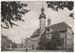 Eisenberg In Thüringen - S/w Markt Mit Rathaus - Eisenberg