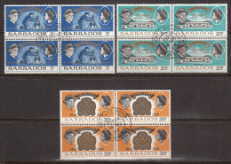 Barbados 1968, Cancelled, Blocks, Sc# , SG 375-377 - Barbades (1966-...)