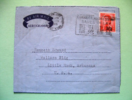 Hong Kong 1966 Cover To USA - Queen Elizabeth - Lettres & Documents