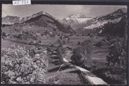 Aeschiried Bauernhof Und Blick Auf Thunersee, Ca 1940 (13´733) - Aeschi Bei Spiez