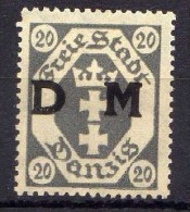 Danzig Dienstmarken 1921 Mi 4 * [261215XIV] - Officials