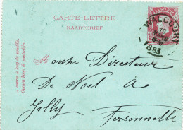 596/23 - Carte-Lettre Emission 1869 WALCOURT 1883 - Letter-Cards