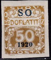 Eastern Silesia 1920 Sc J8 Mint Never Hinged - Nuevos