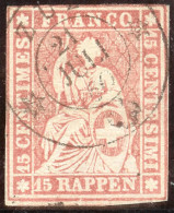 Heimat GR Zuz 1860-07-21 2 Kr.-O Strubel Zu#24G - Usati