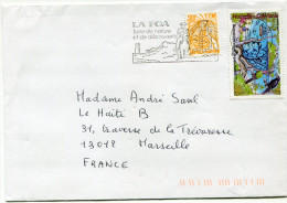 NOUVELLE-CALEDONIE LETTRE DEPART LA FOA 13-1-2003 POUR LA FRANCE - Storia Postale