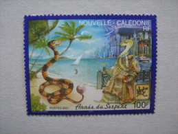 NOUVELLE CALEDONIE     P 838 * *     ANNEE DU SERPENT - Unused Stamps