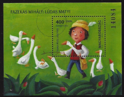 HUNGARY - 2015.SPECIMEN -  Souvenir Sheet - Youth - Fairy Tale By Mihaly Fazekas - Probe- Und Nachdrucke