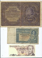 Lot De 10 Billets  Pologne  -  (4 Scans)- - Pologne